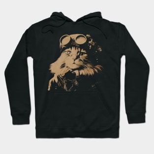 Pilot cat Hoodie